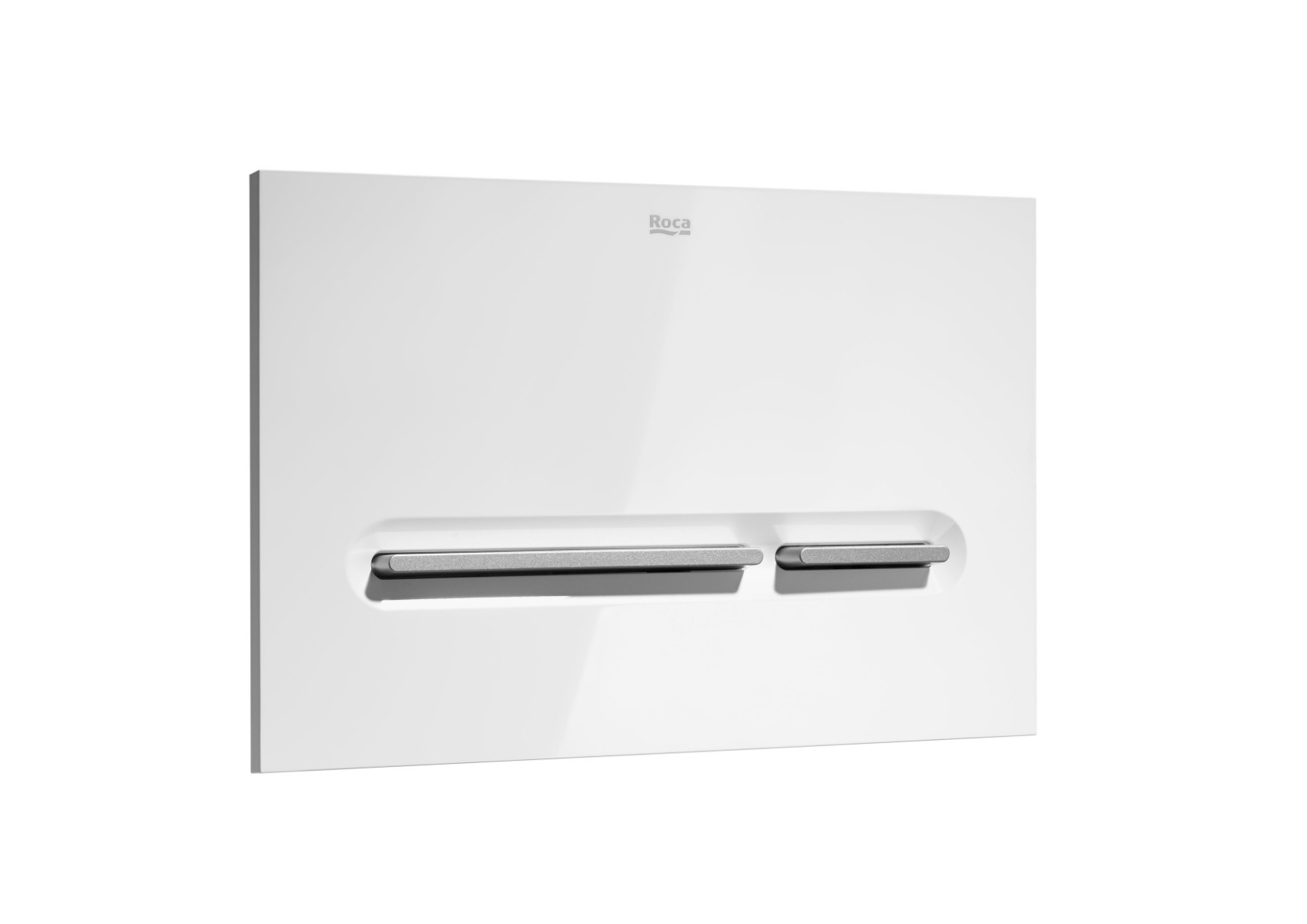PL5 DUAL - Dual flush operating plate for concealed cistern white/grey