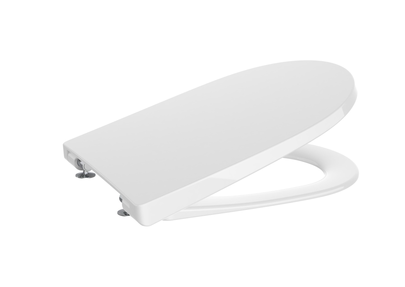 Soft-close SUPRALIT toilet seat and cover WHITE