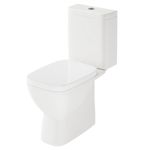 Sandringham 21 back to wall toilet bowl, horizontal outlet