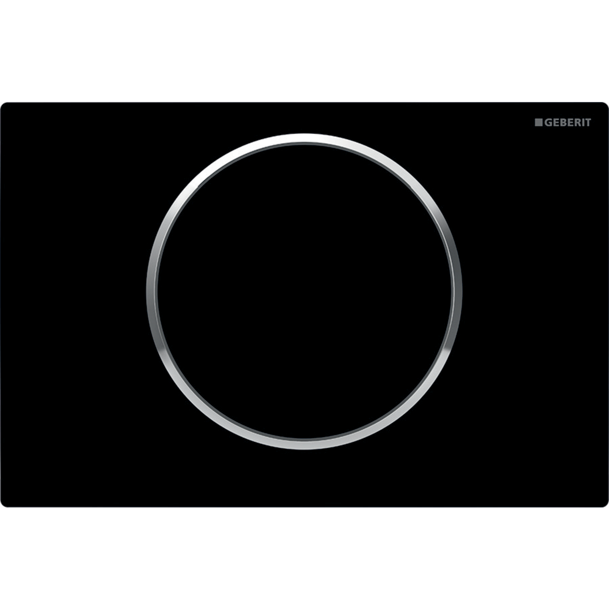 Sigma10 flush plate - Black