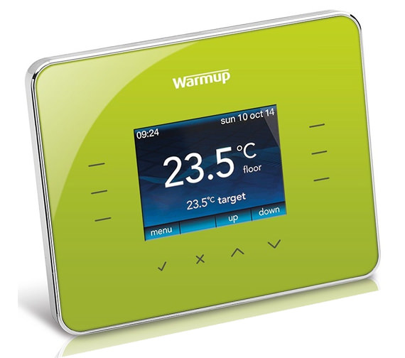 3iE Programmable Thermostat - Leaf Green