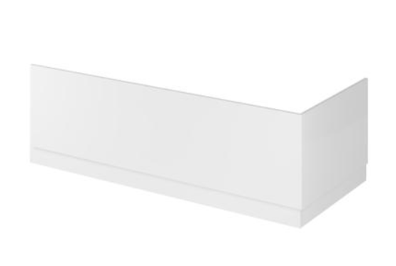 Hudson Reed Fusion Gloss White 700mm Bath End Panel & Plinth
