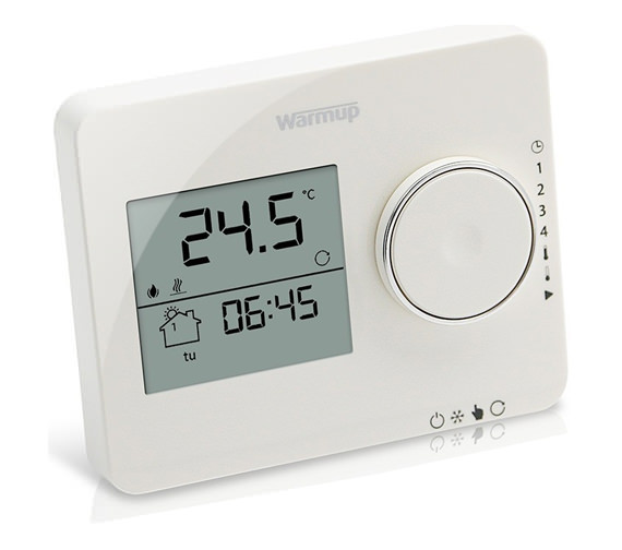 Tempo Digital Thermostat - Porcelain White