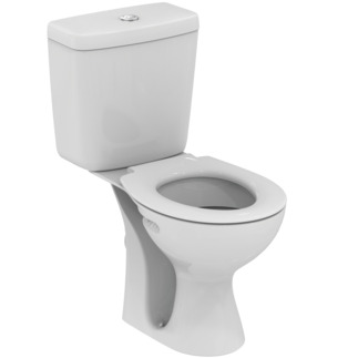 Sandringham 21 raised height toilet bowl - Horizontal outlet