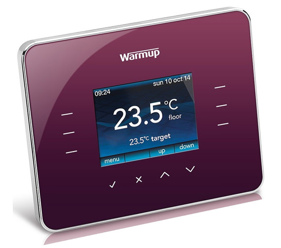 3IE Programmable Thermostat - Warm Berry