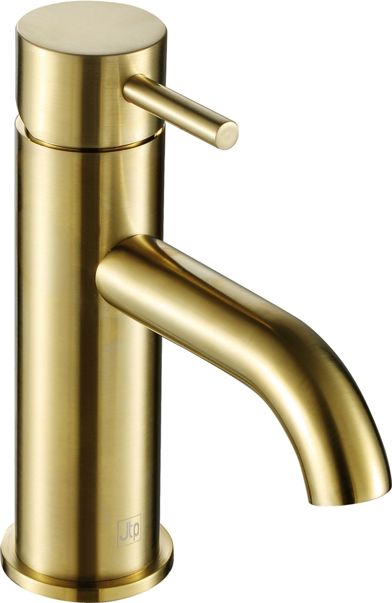 VOS Single Lever Basin Mixer Brushed Brass