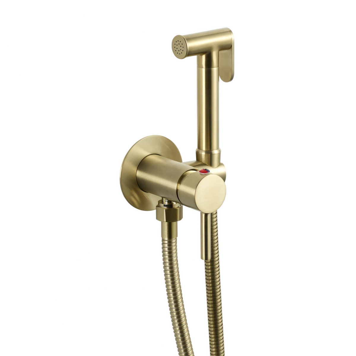 JTP - VOS Single Lever Douche Set for Cold and Hot Operation Brushed Brass
