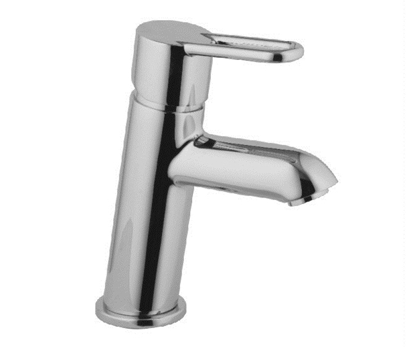 Nuvola single lever basin mixer without pop up waste, LP 0.2