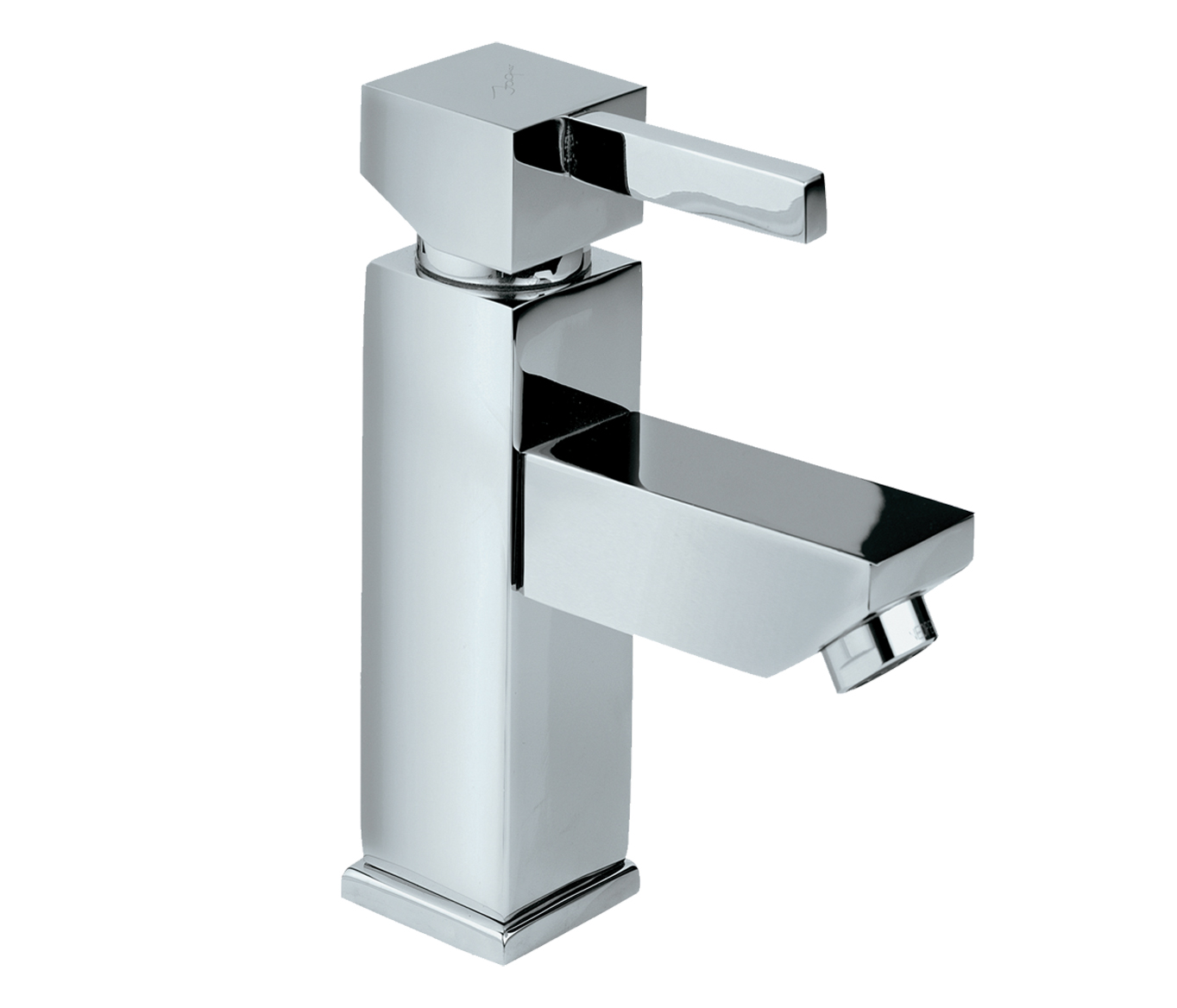 Square mini single lever basin mixer without pop up waste, LP 0.2