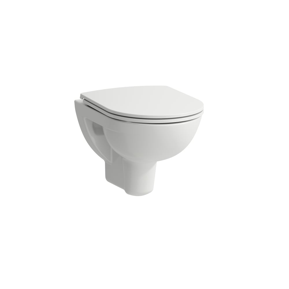 Wall-hung WC 'rimless/compact', washdown, without flushing rim- WHITE