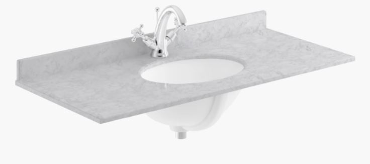 BAYC247 1000MM MARBLE SINGLE BOWL 1 TAP HOLE