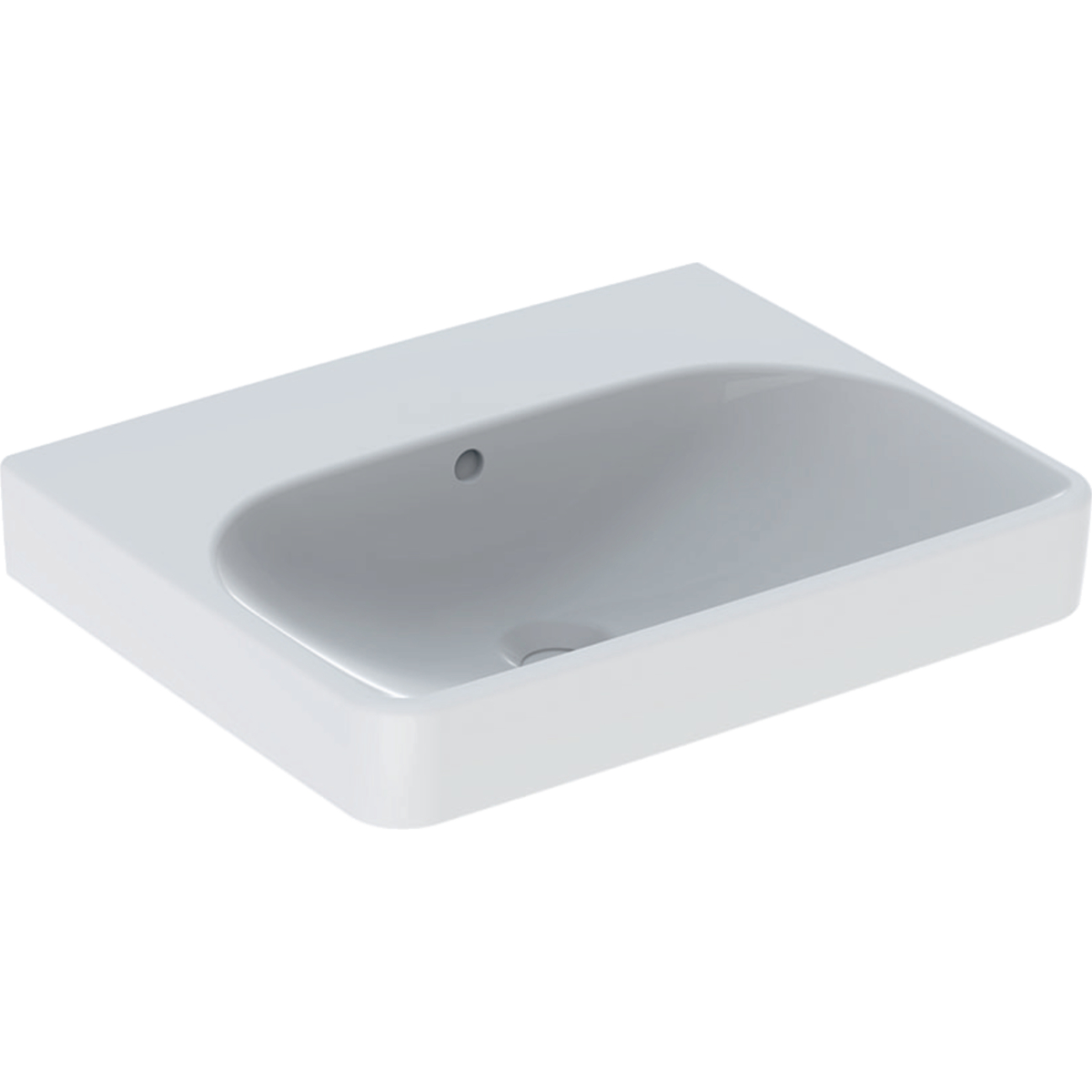 Smyle Square 550mm Without tap hole washbasin