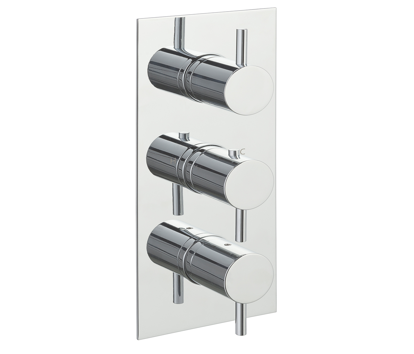 Fonti Thermostatic 3 Outlet Shower Valve Vertical