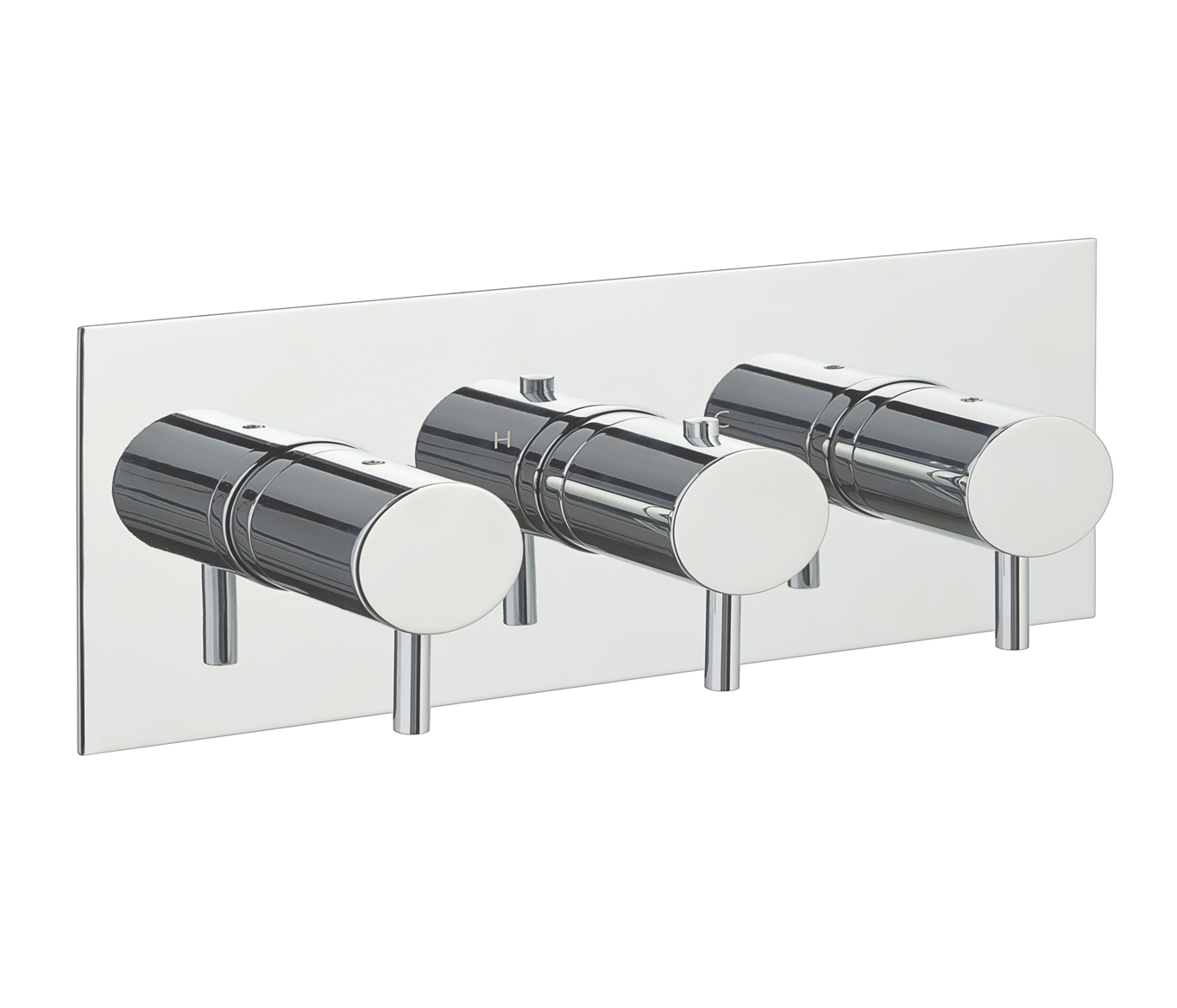 Fonti Thermostatic 2 Outlet Shower Valve Horizontal