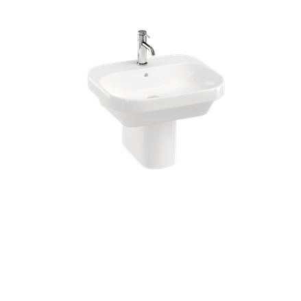 Curve2 550 basin with semi pedestal