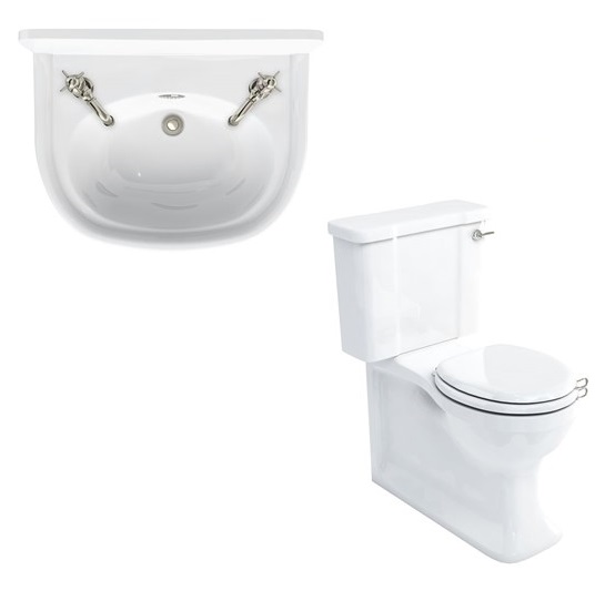 Arcade Toilet And Basin Suite - 8