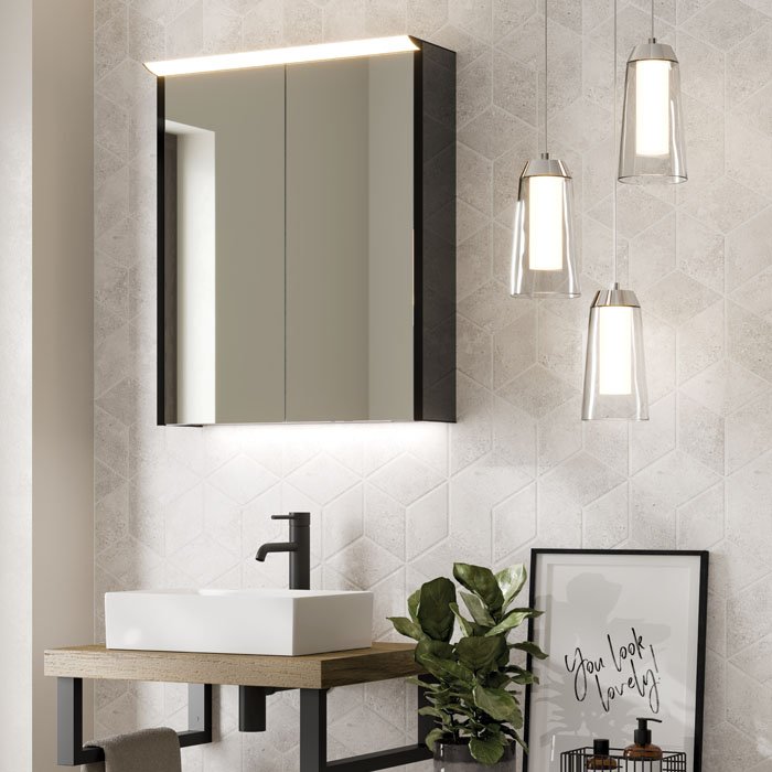 Dusk Mirrored Cabinet 50– 50cm x 70cm x 12cm