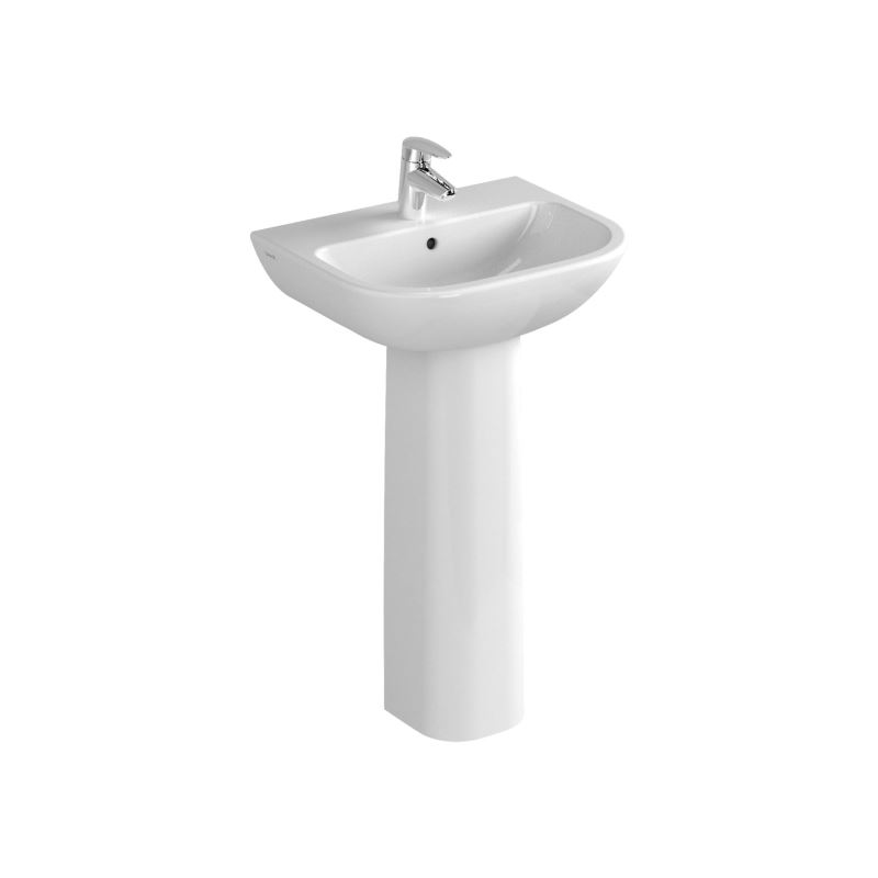 S20 Standard Washbasin With Tap Hole, 50 cm, White