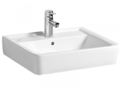 Ceramic countertop basin Geberit Renova Plan-white gloss (01)