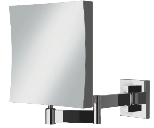 Helix Square Magnifying Bathroom Mirror 