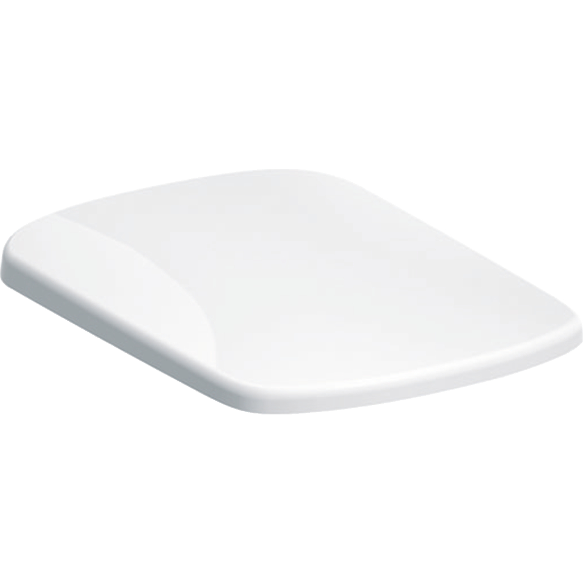 Selnova Square WC seat Quick-release - white / glossy