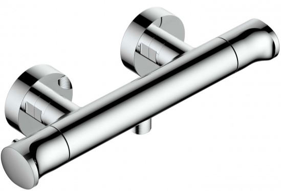 RAK Wall Mounted Exposed Thermostatic Bar Valve in Chrome 