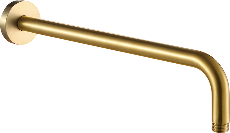 VOS Shower Arm, 400mm Brushed Brass