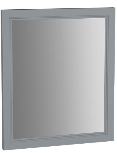 Valarte Flat Mirror 65 cm, Matt Grey