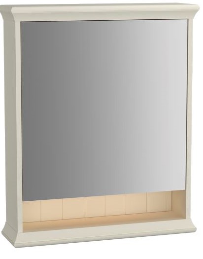 Valarte Mirror Cabinet 65 cm, Matt Ivory, right
