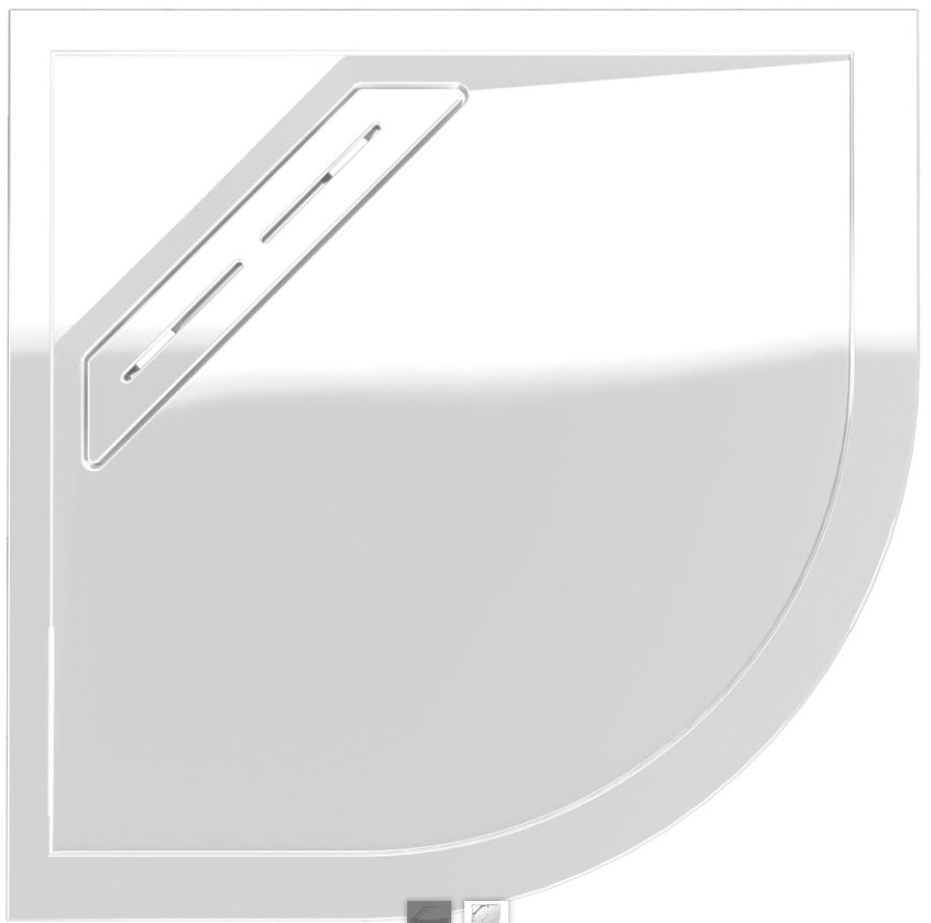 Kudos Connect2 Left Hand Offset Curved Shower Tray