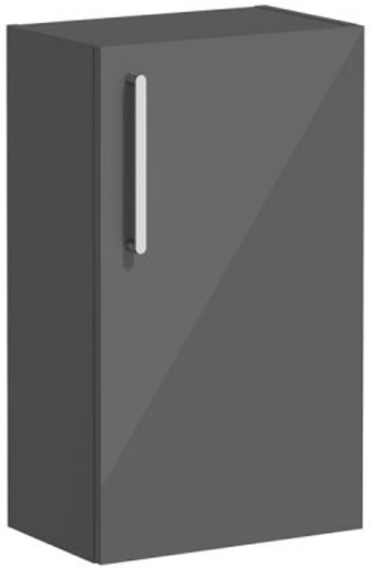 Vitra Root Flat Lower Unit Compact, 40cm, RHH High Gloss Anthracite