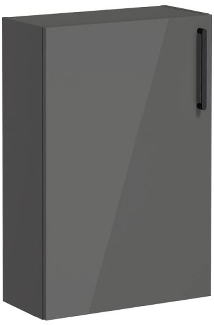 Vitra Root Flat Lower Unit, compact, 55cm, LHH High Gloss Anthracite
