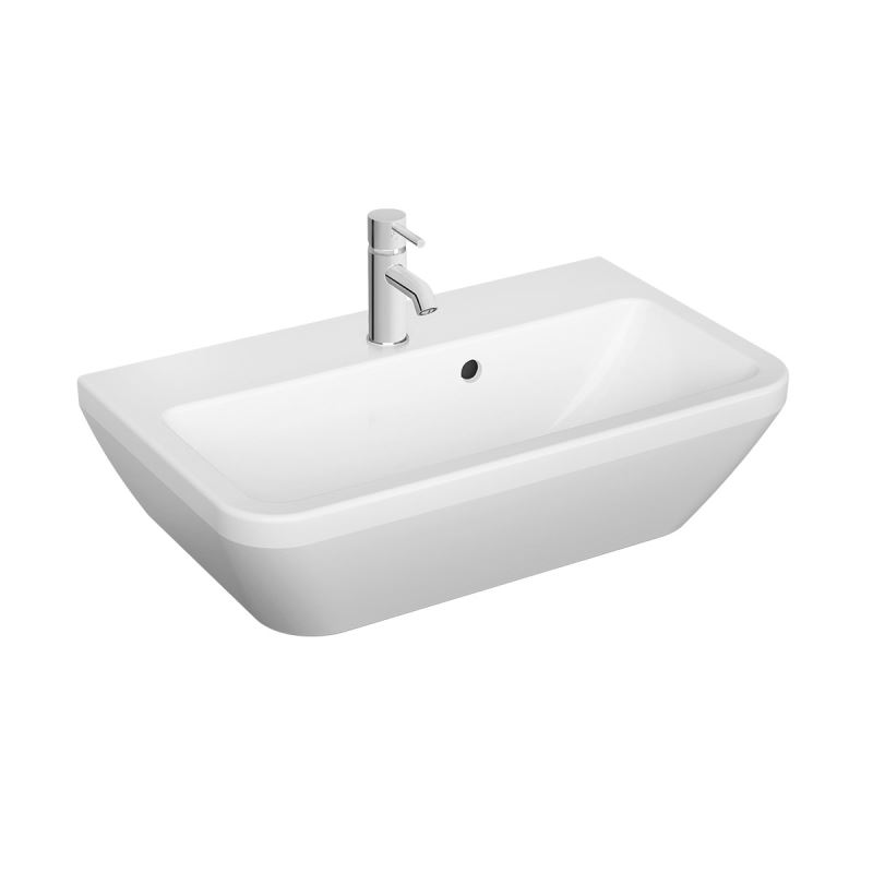 Integra Washbasin Without Tap Hole, With Overflow Hole, 60 cm, White