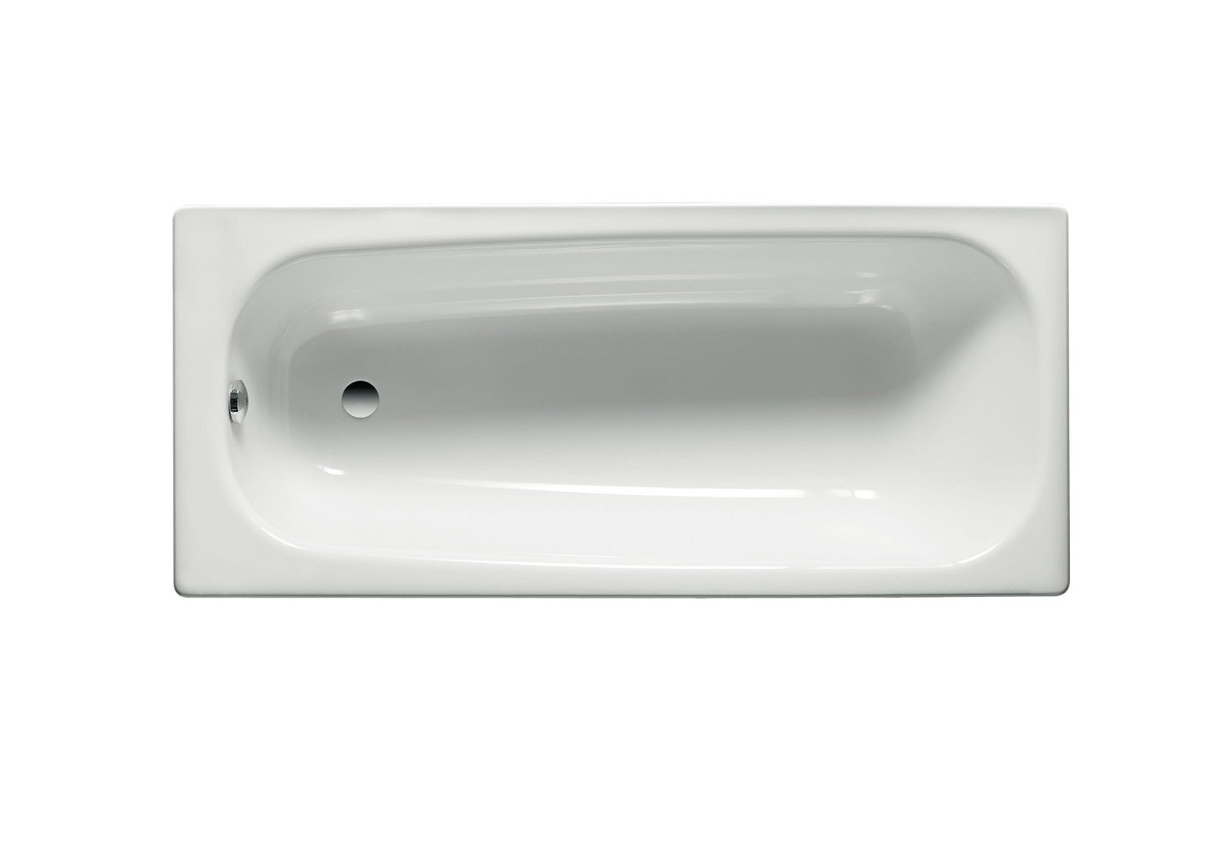 Contesa Rectangular steel bath 1700x700x400