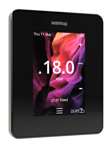 6iE Smart WiFi Thermostat - Onyx Black