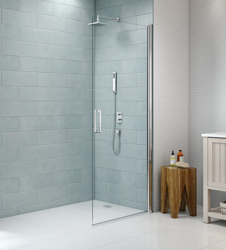 Pivot Wetroom -Double Showerwall 900x900