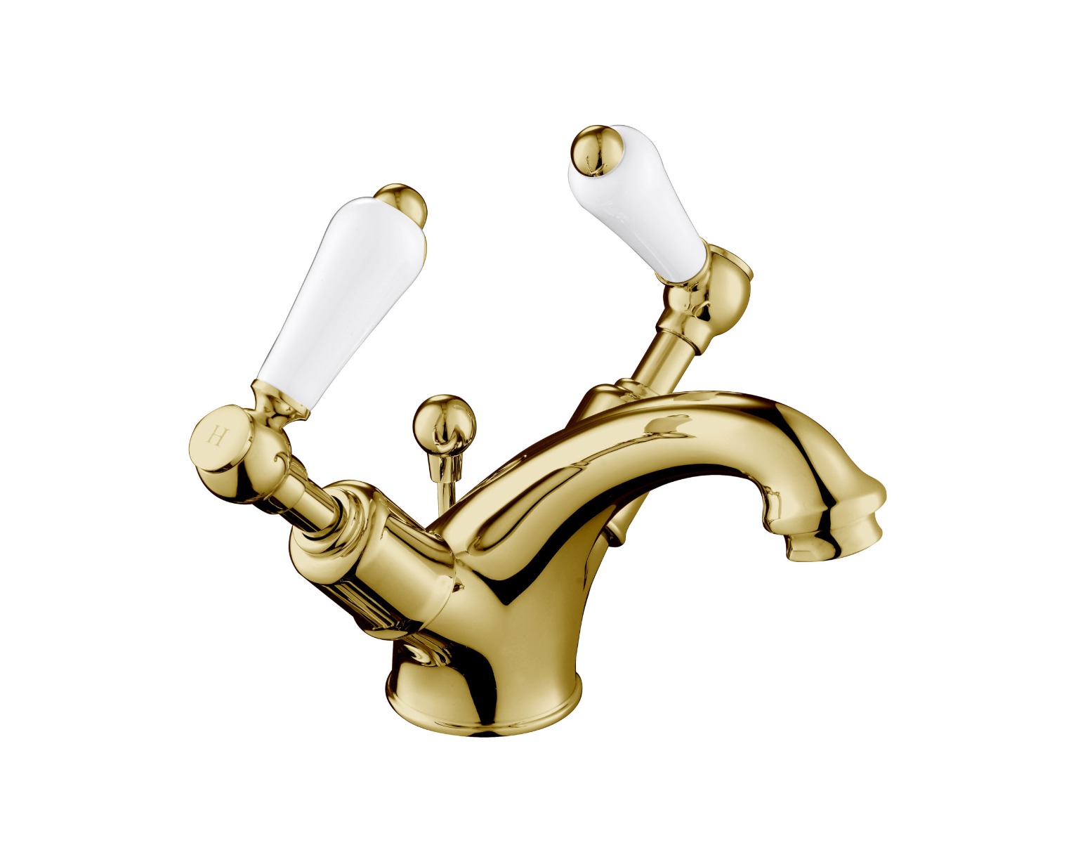 Grosvenor Lever Basin Mixer with Pop Up Waste