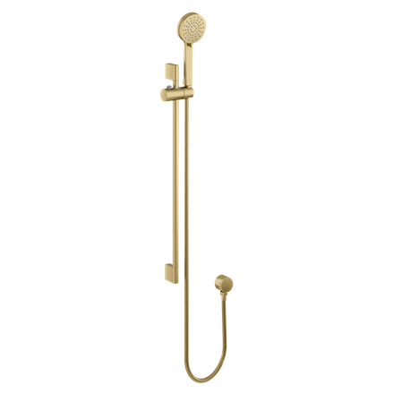 Hoxton Shower Set with Outlet Elbow - Brushed Brass