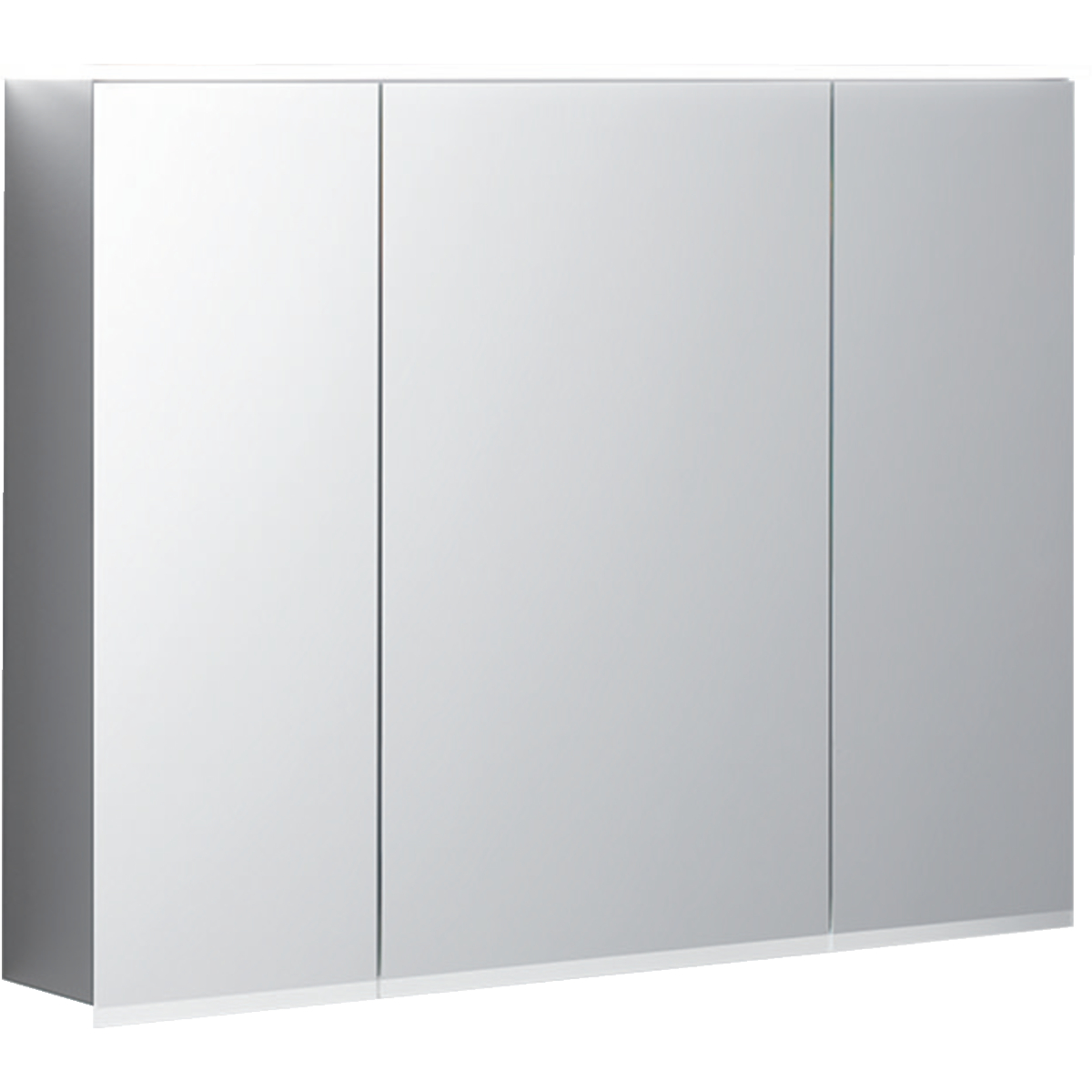 Option Plus Mirror Cabinet With Lighting 3 Doors - 900mm