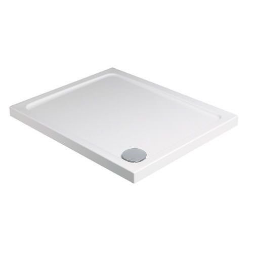 Just Trays FUSION Square Shower Tray 700x700mm Flat Top-White