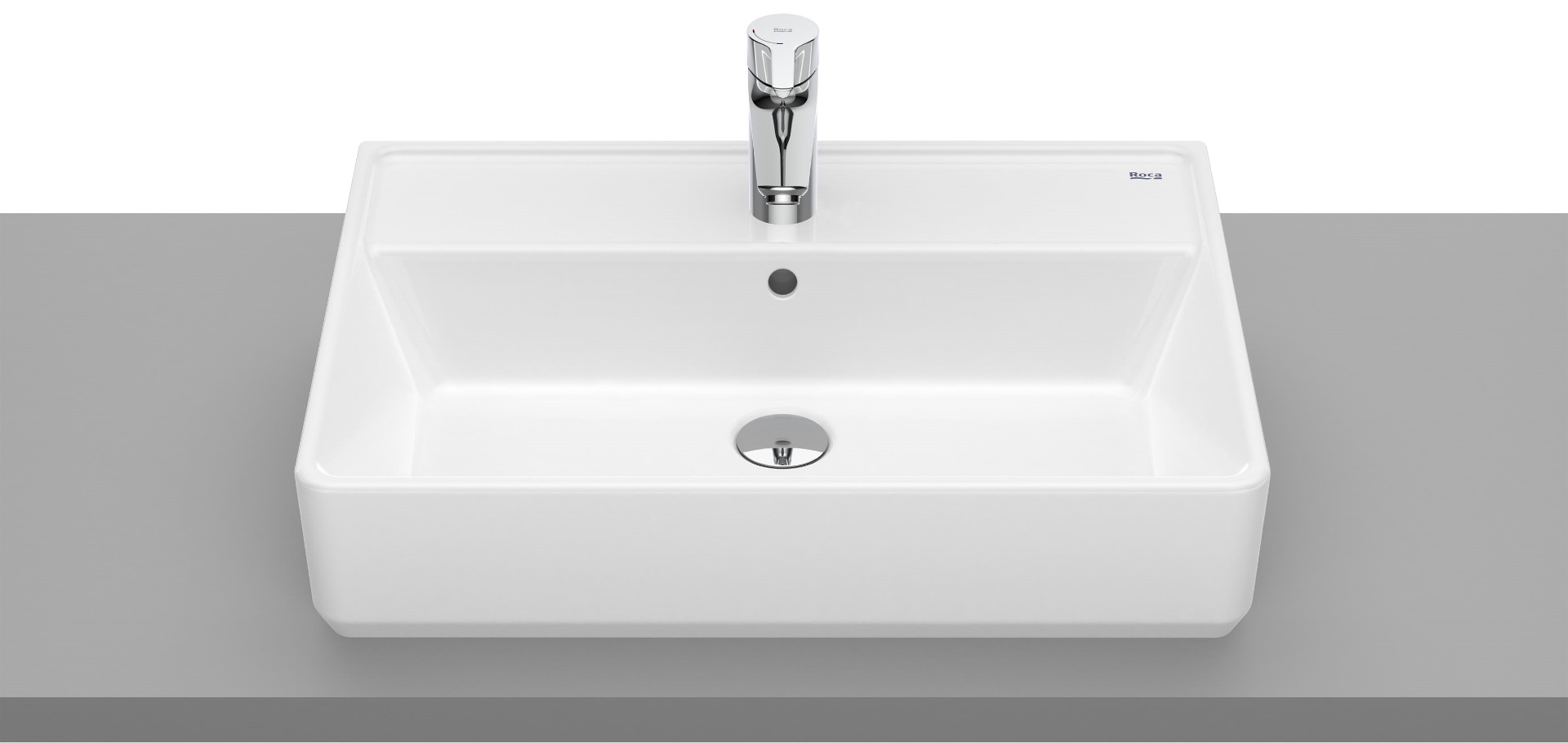 The Gap SQUARE - Countertop basin with tap hole