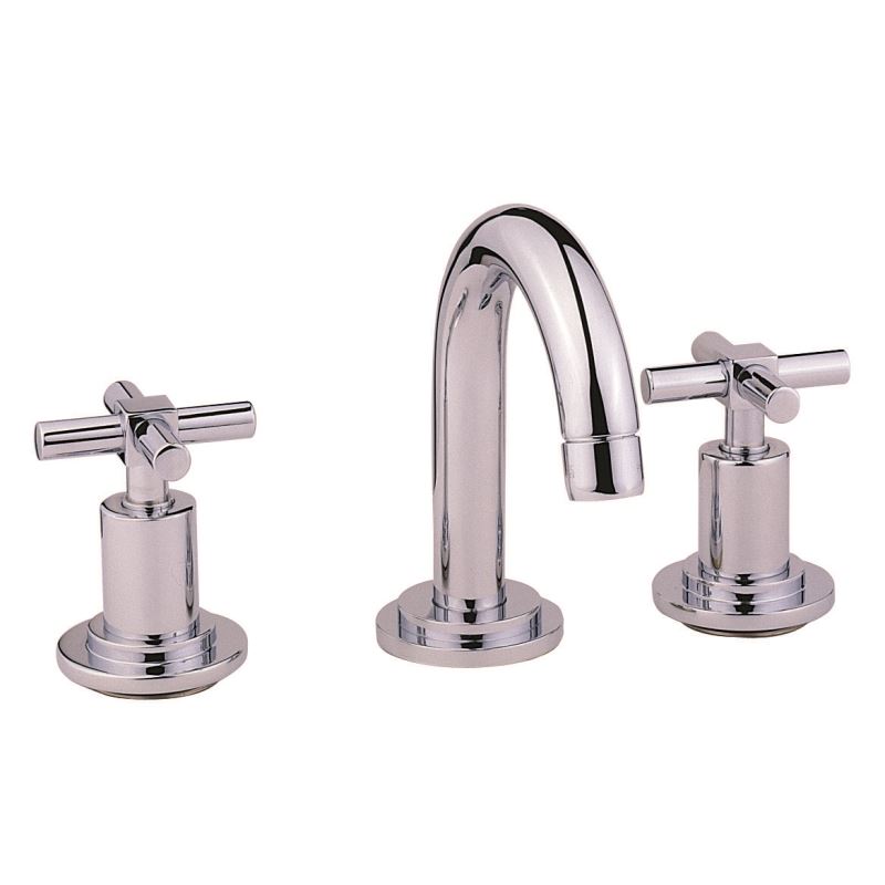 Uno 3-Hole Basin Mixer with Pop-Up Waste
