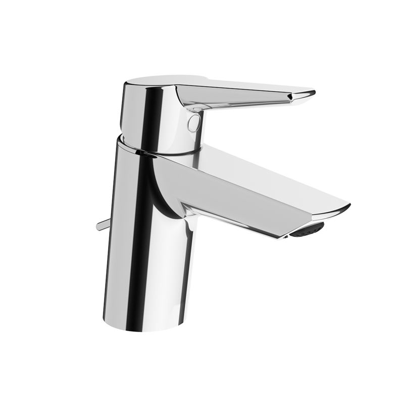 Solid S Basin Mixer With Pop-Up Waste