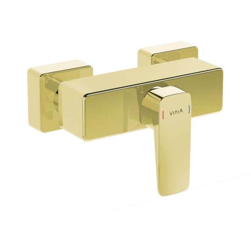 Root Square Shower Mixer Gold, Shower mixer, square