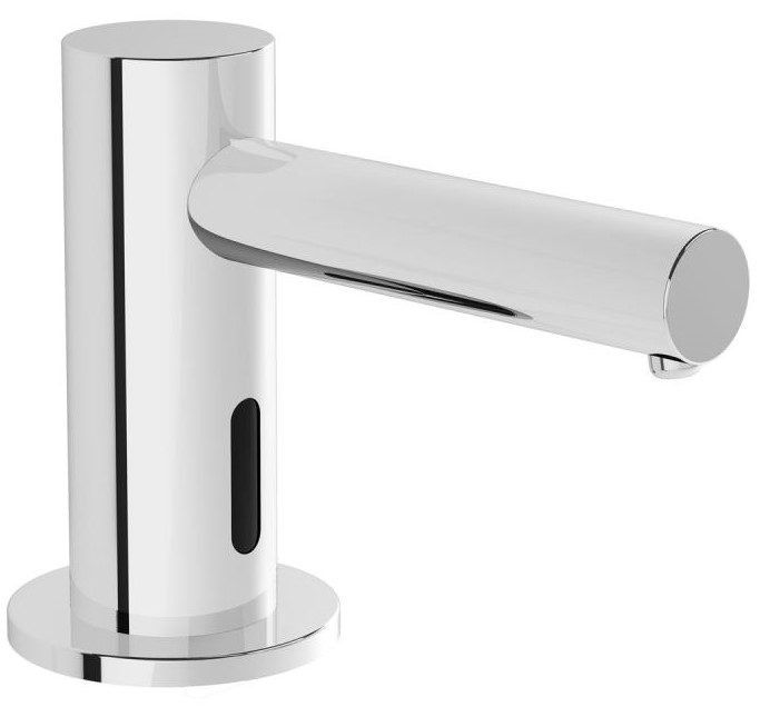 Touch Free Soap Dispenser, Counter top (mains) Short Chrome