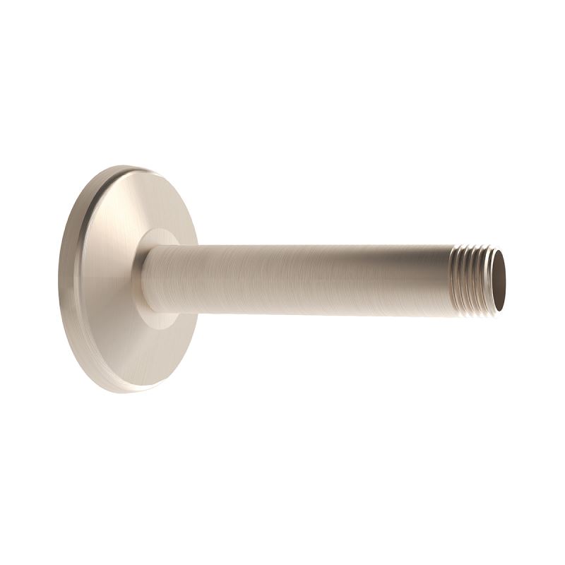 Universal Ceiling-Mounted Short Connection Pipe Brushed Nickel