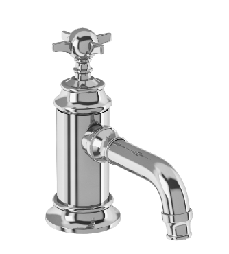 Arcade Single Lever Basin Mixer without Pop-up Waste chrome with Crosshead handle