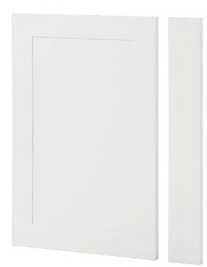Flumine End Panel 700mm Chalk White