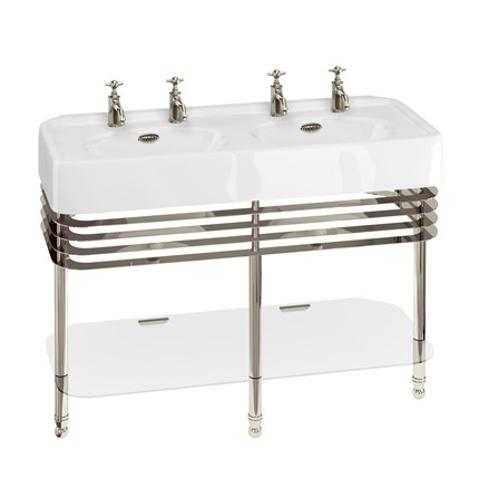 Arcade 1200mm Basin with Basin Stand - Nickel 3TH