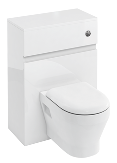 D30 600mm back to wall WC unit with dual flush button-White